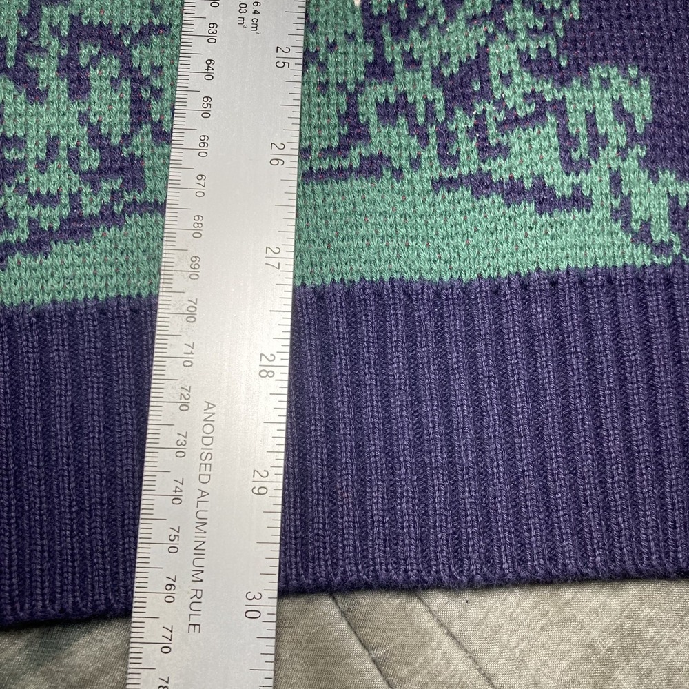 Grand Slam Sweater Mens Large Eccletic Granpda Golf Vintage 90s Rare Pullover - Picture 5 of 7